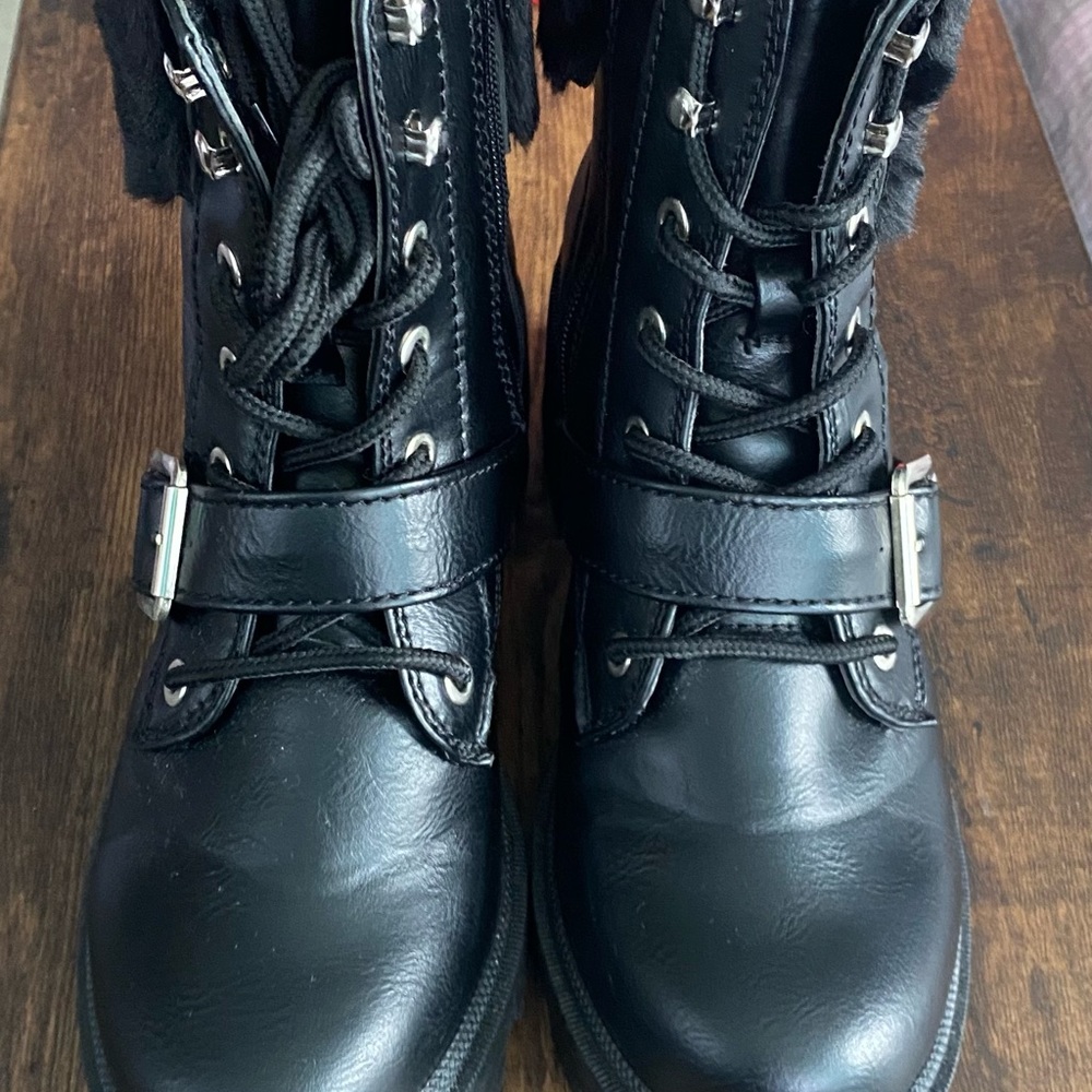 Black boots